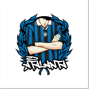 curva nord bergamo Posters and Art